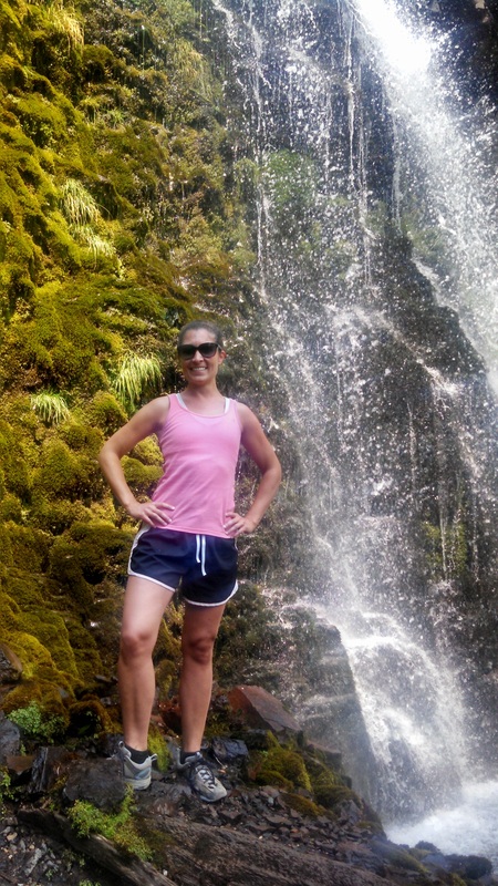 waterfall at Crater Lake